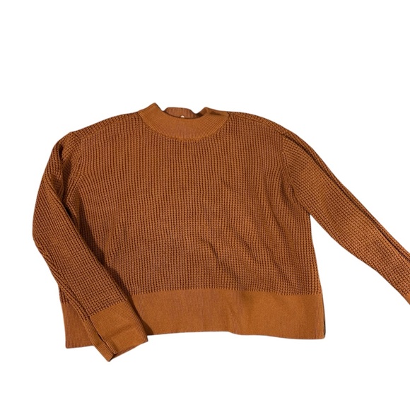 Vetta Cropped Mockneck Sweater - Picture 3 of 5